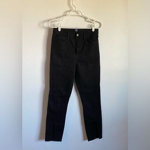 Gap High Waisted Split Hem Skinny Jeans